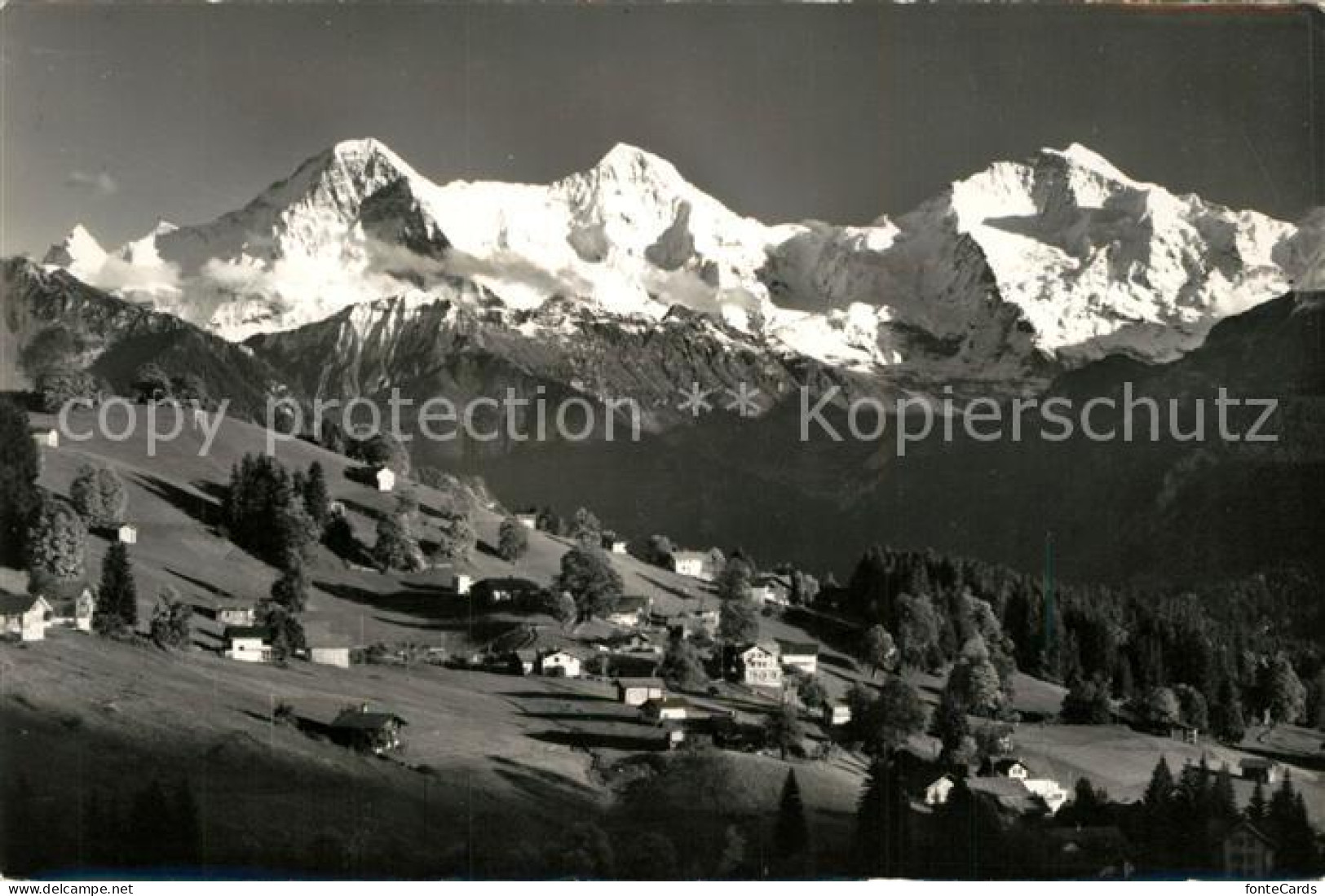 13192983 Beatenberg Waldegg Finsterahorn Eiger Moench Jungfrau Beatenberg - Sonstige & Ohne Zuordnung