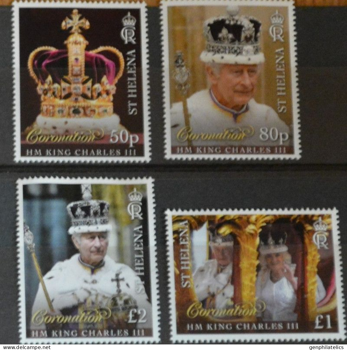 ST HELENA 2023 PEOPLE Royalty. The Coronation Of King Charles III - Fine Set MNH - Ascension (Ile De L')