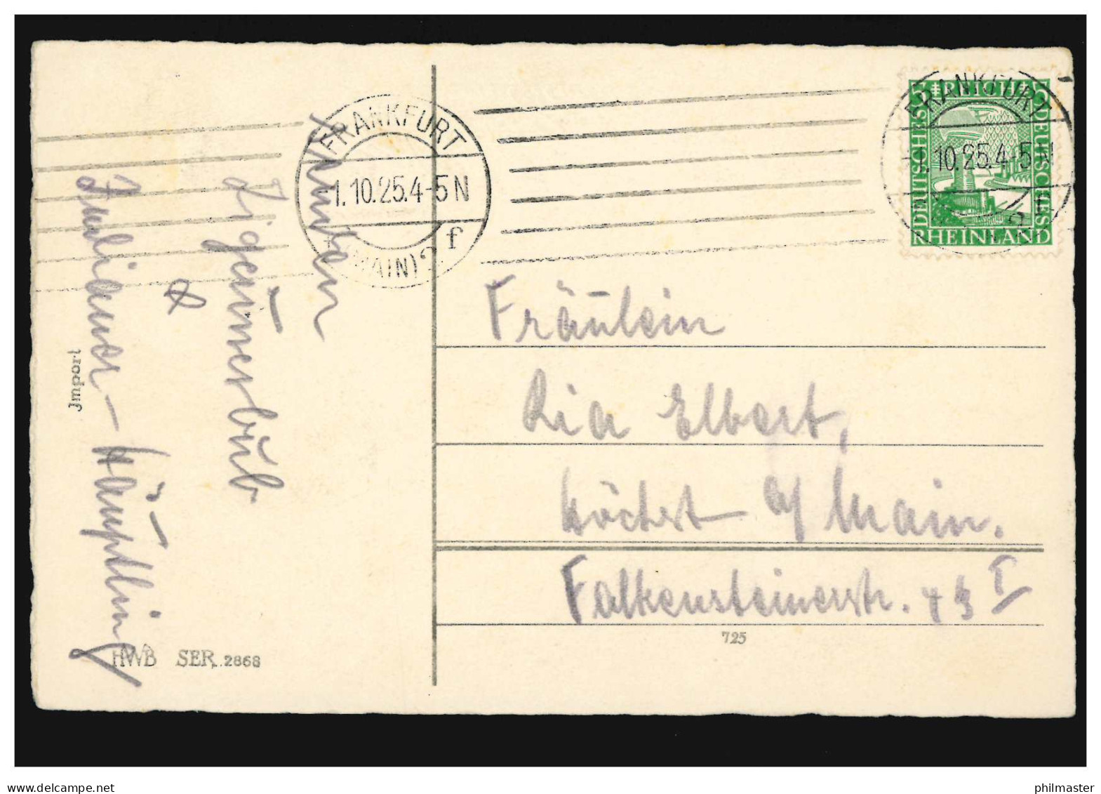 AK Kinder Beim Singen Und Musizieren Trommel Flöte Dirigent, FRANKFURT/MAIN 1925 - Other & Unclassified