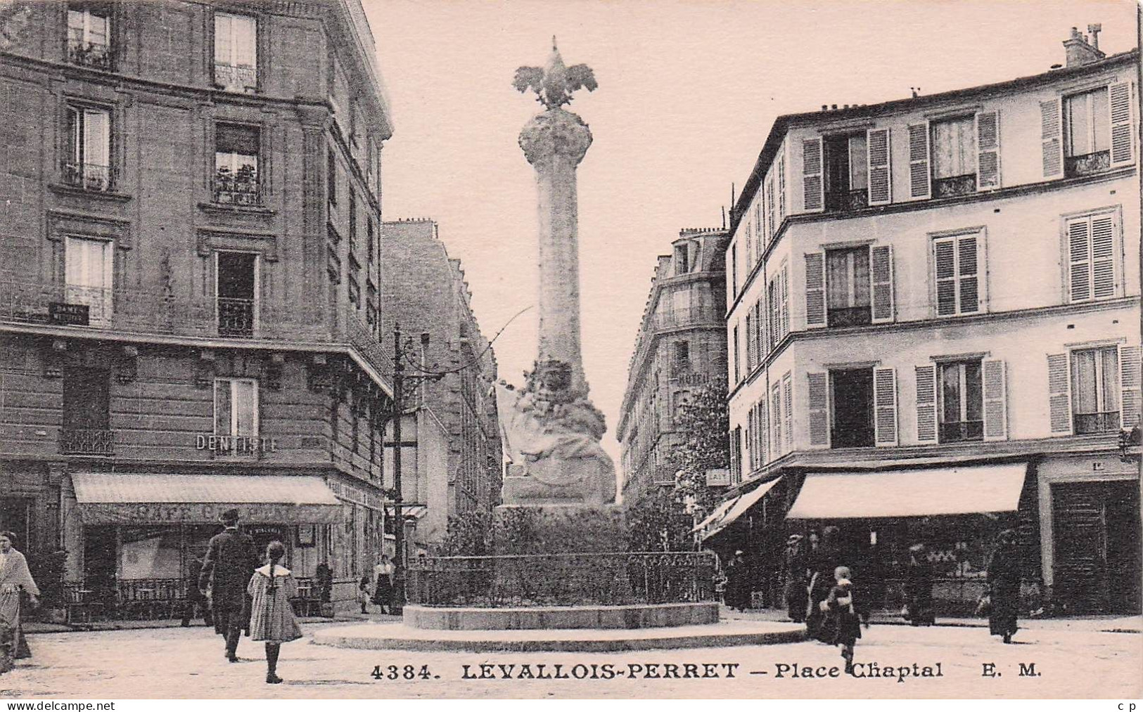 Levallois Perret  -  Place Chaptal -   CPA °J - Levallois Perret