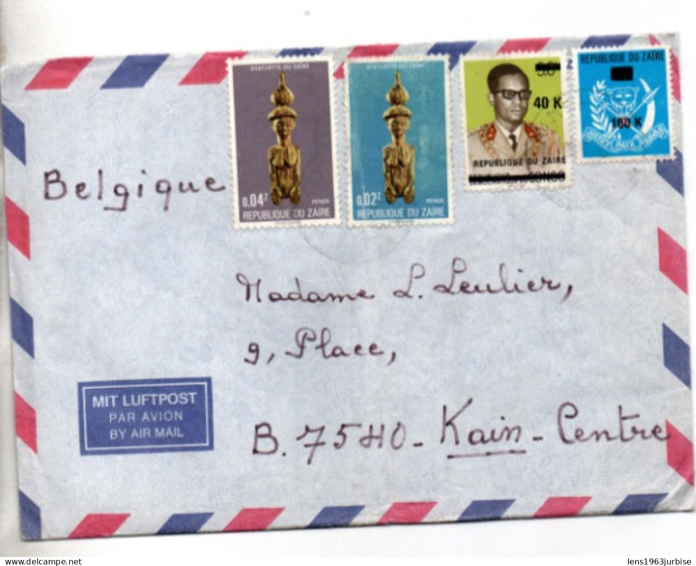 Lettre Avec Timbre , - Other & Unclassified