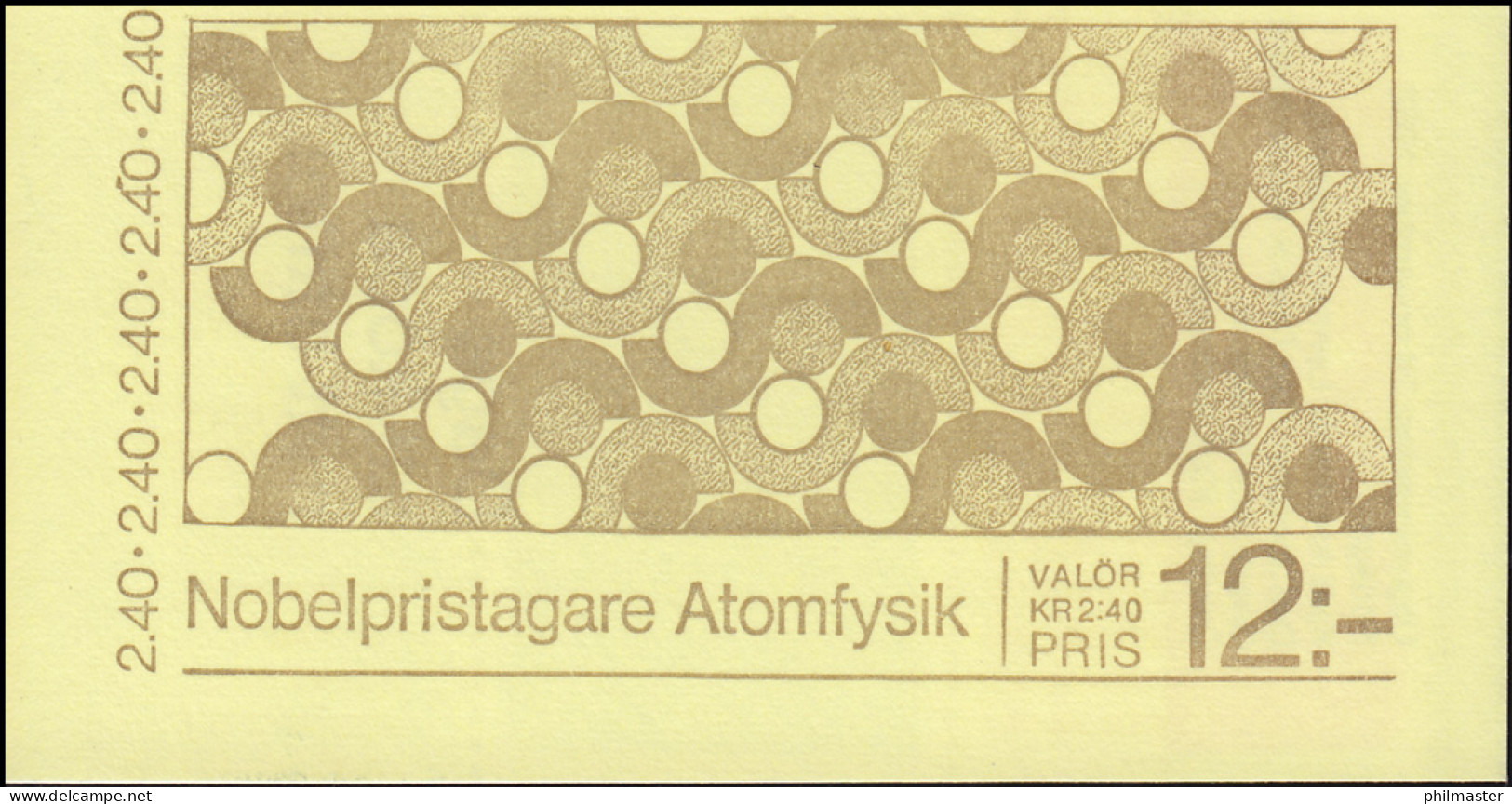 Markenheftchen 91 Nobelpreisträger Für Atomphysik, ** - Sin Clasificación