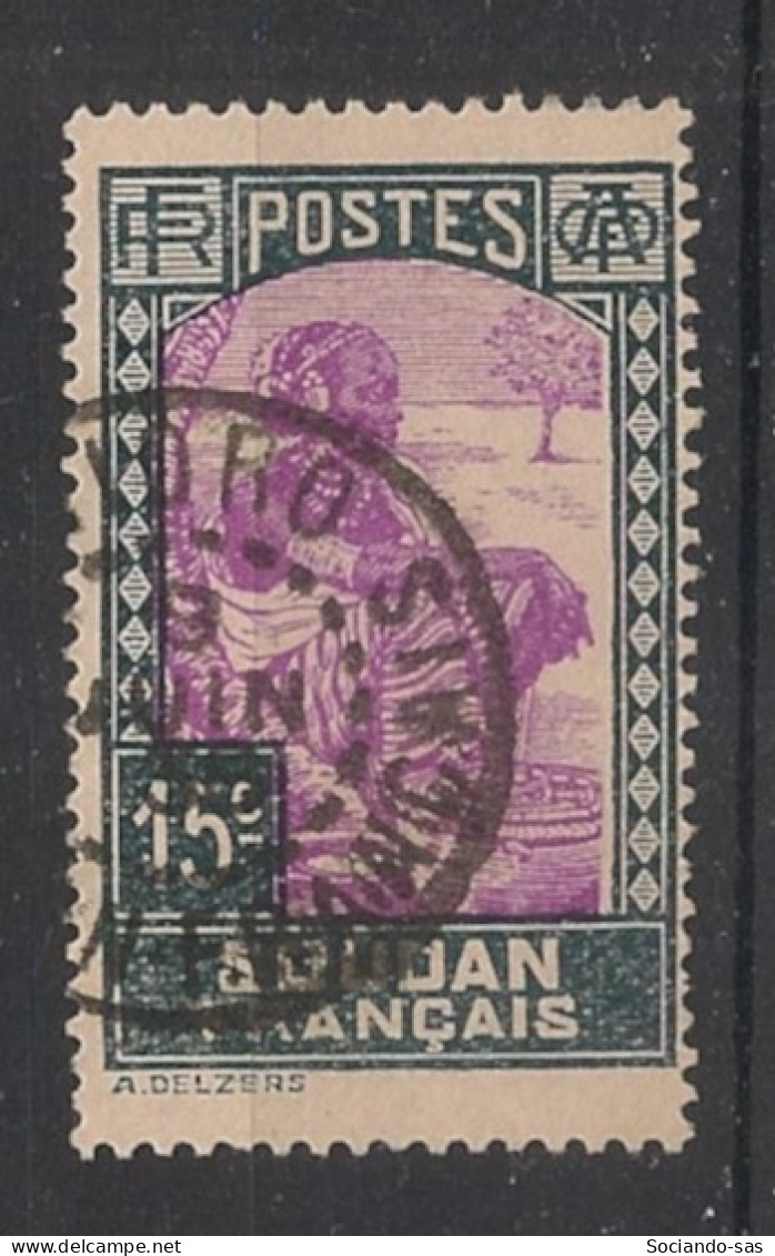 SOUDAN - 1931-38 - N°YT. 65 - Laitière Peulh 15c - Oblitéré / Used - Oblitérés