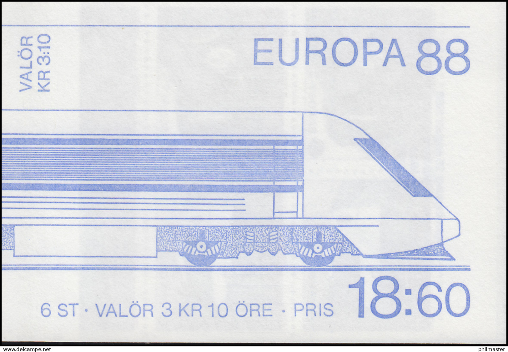 Markenheftchen 133 Europa / CEPT - Transport- Und Kommunikationsmittel, ** - Non Classés