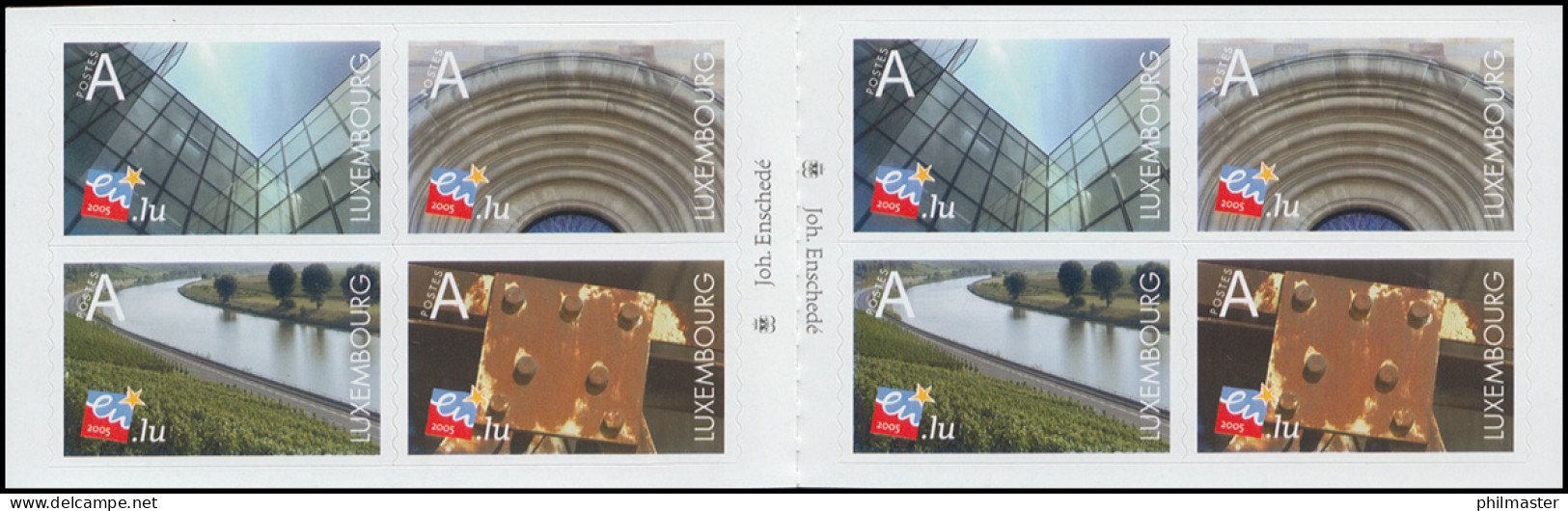 Luxemburg-Markenheftchen 1659-1162 Europäische Union 2005, Selbstklebend, ** - Carnets