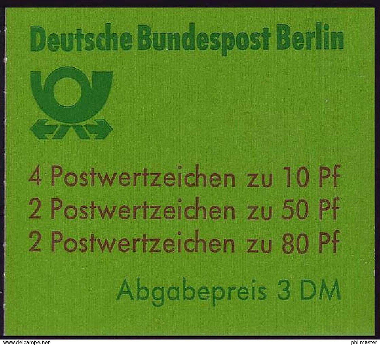 14 MH SWK 1989, 50 Mm, Postfrisch - Booklets