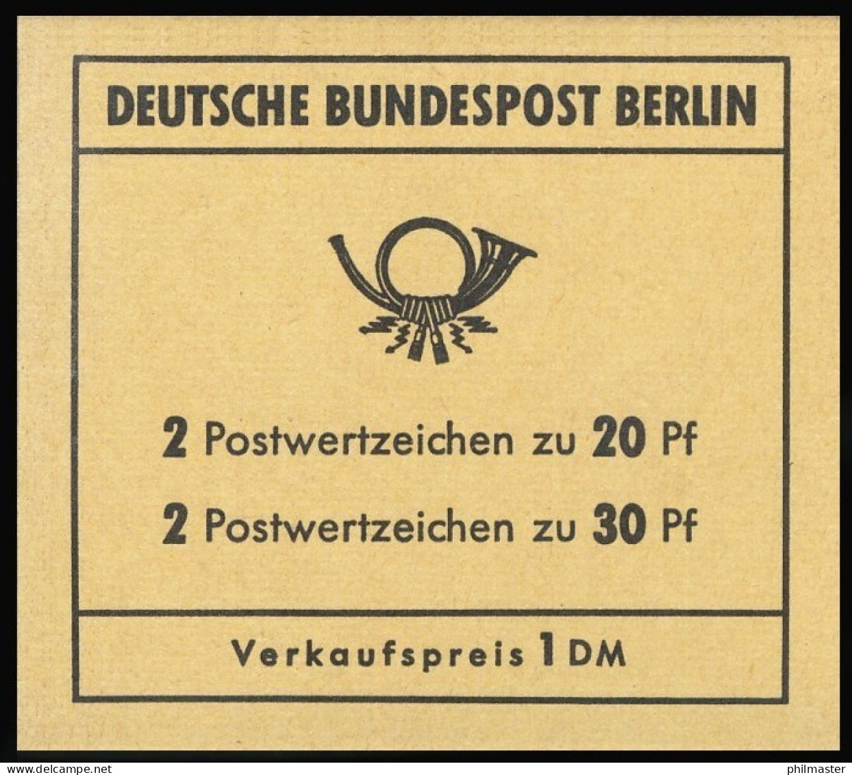 7a MH Brandenburger Tor / Mauritius - Postfrisch - Postzegelboekjes