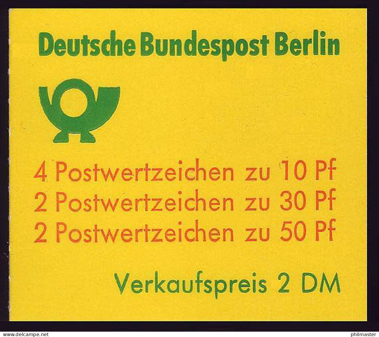 10aII MH BuS 1977, Postfrisch - Booklets