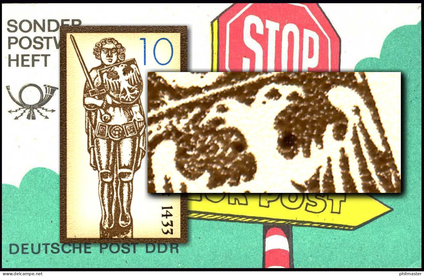 SMHD 39 A ZUR POST 1989 - PLF 3286, Feld 14, ** - Postzegelboekjes