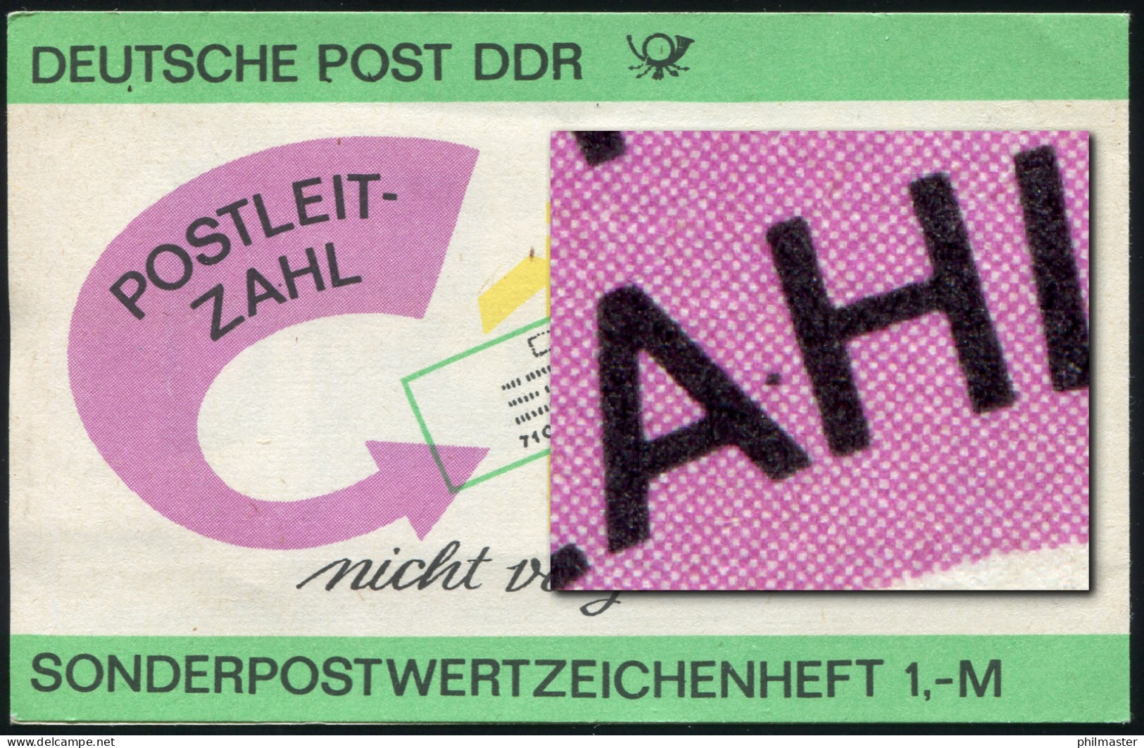 SMHD 30 Blumen 1987 - 4.DS Punkt Zwischen AH ** - Carnets