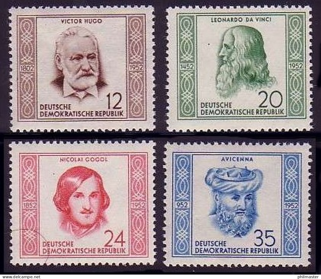 311-314 Persönlichkeiten 1952, Satz Postfrisch ** - Unused Stamps