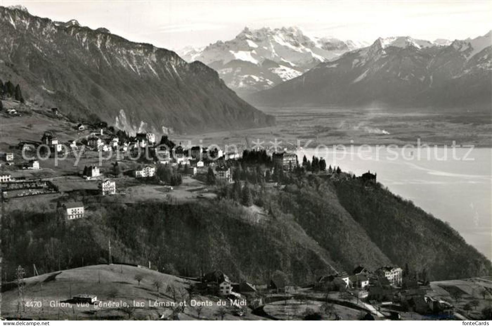 13192930 Glion Lac Leman Dents Du Midi Glion - Autres & Non Classés