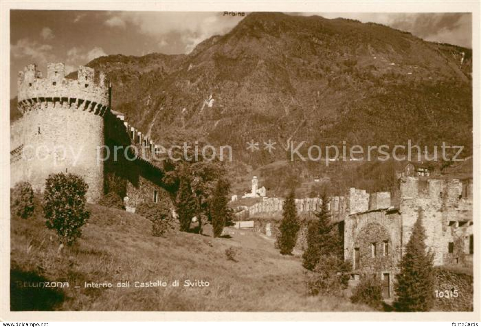 13192924 Bellinzona Interno Dell Castello Di Svitto Bellinzona - Autres & Non Classés