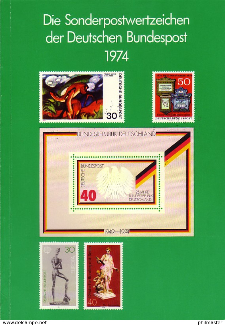 Jahrbuch Bund 1974, Postfrisch Komplett - Wie Von Der Post Verausgabt - Annual Collections