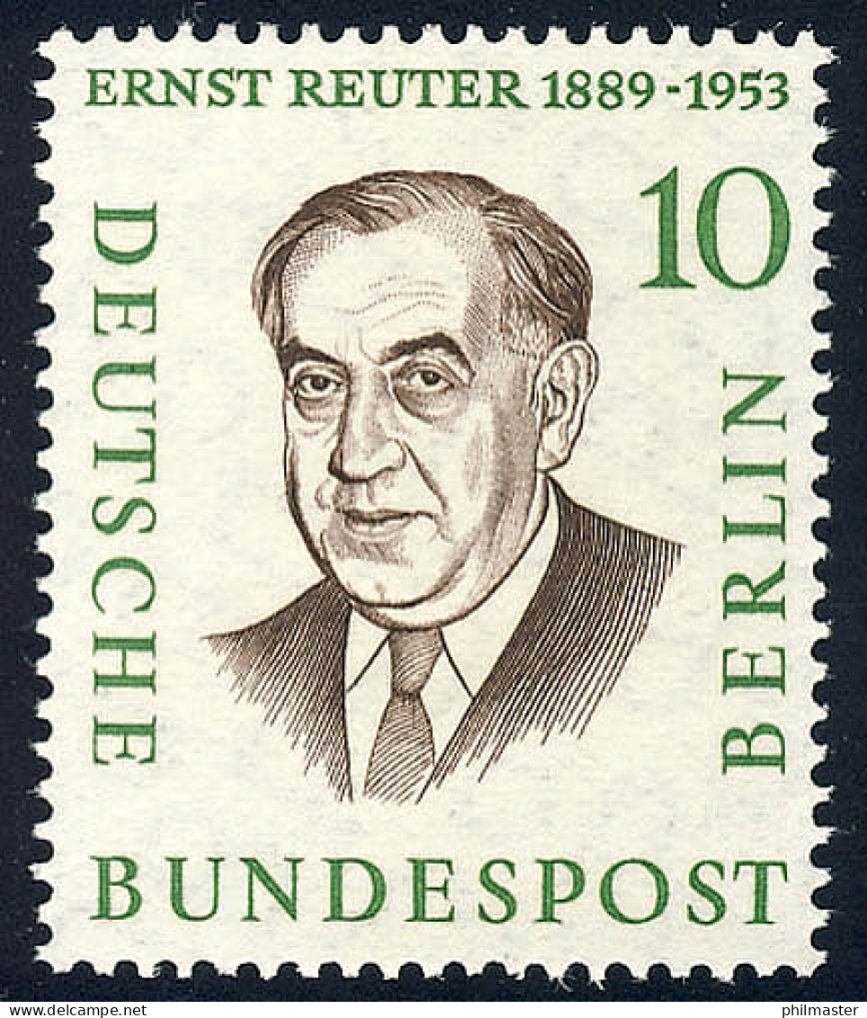 165 Männer Der Geschichte 10 Pf Ernst Reuter ** - Unused Stamps