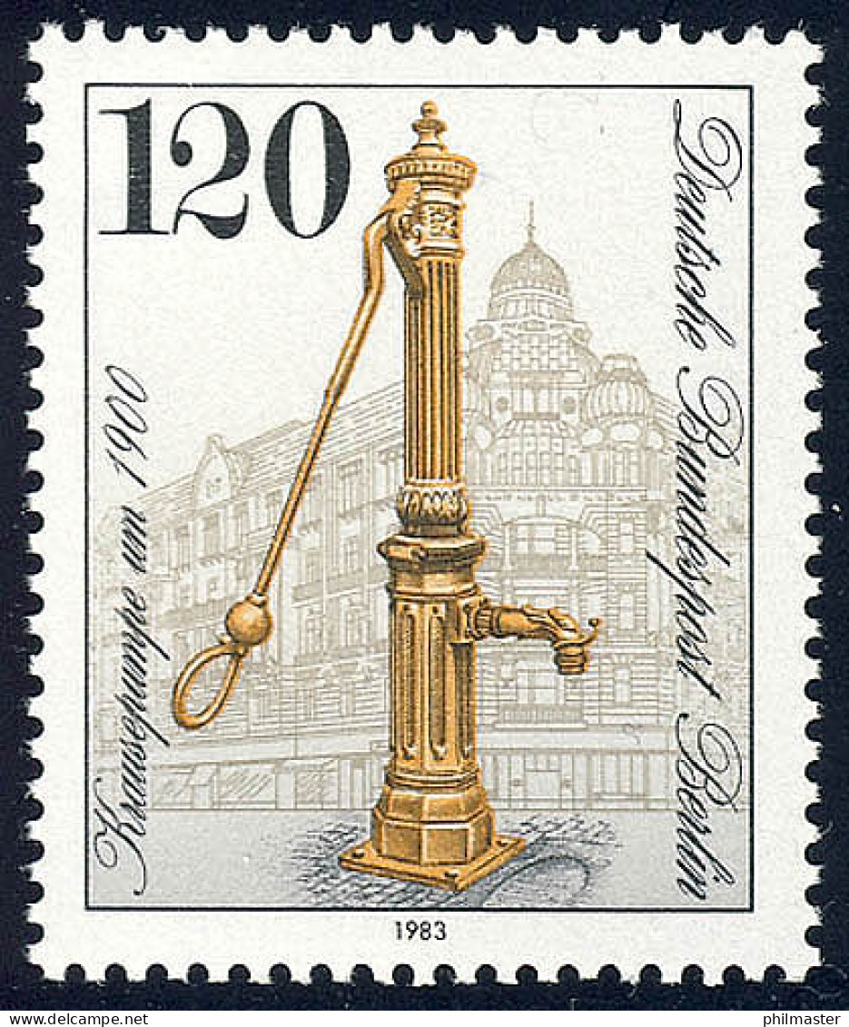 692 Straßenpumpen 120 Pf ** - Unused Stamps