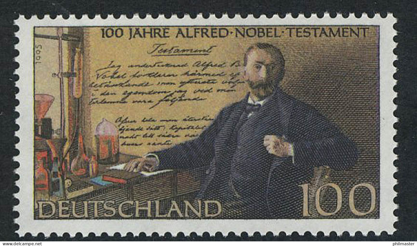 1828 Alfred-Nobel-Testament ** - Neufs