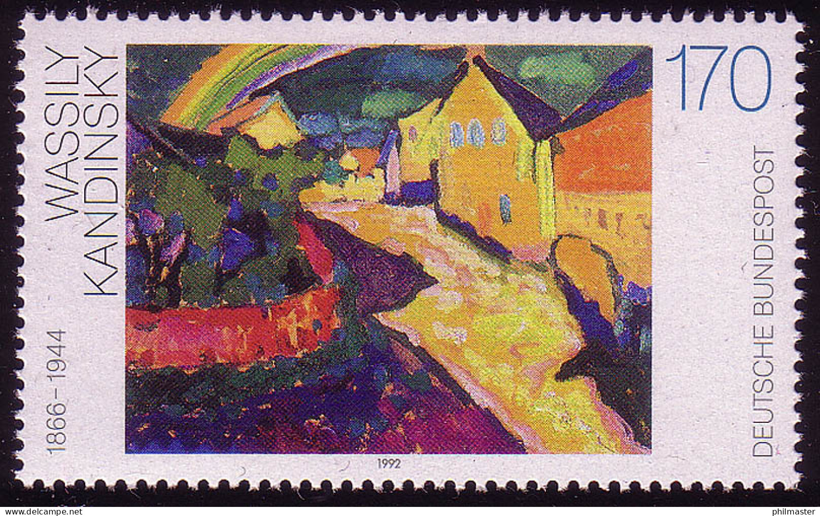 1619 Deutsche Malerei 170 Pf Kandinsky ** - Unused Stamps