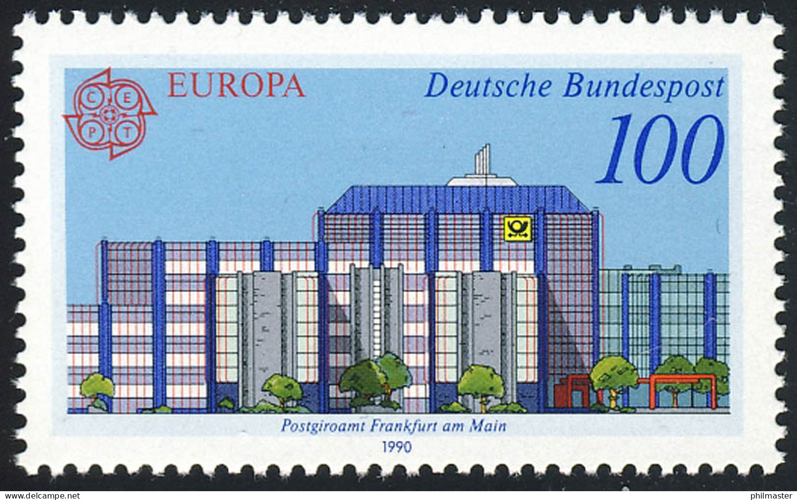 1462 Europa Postgiroamt 100 Pf ** - Neufs