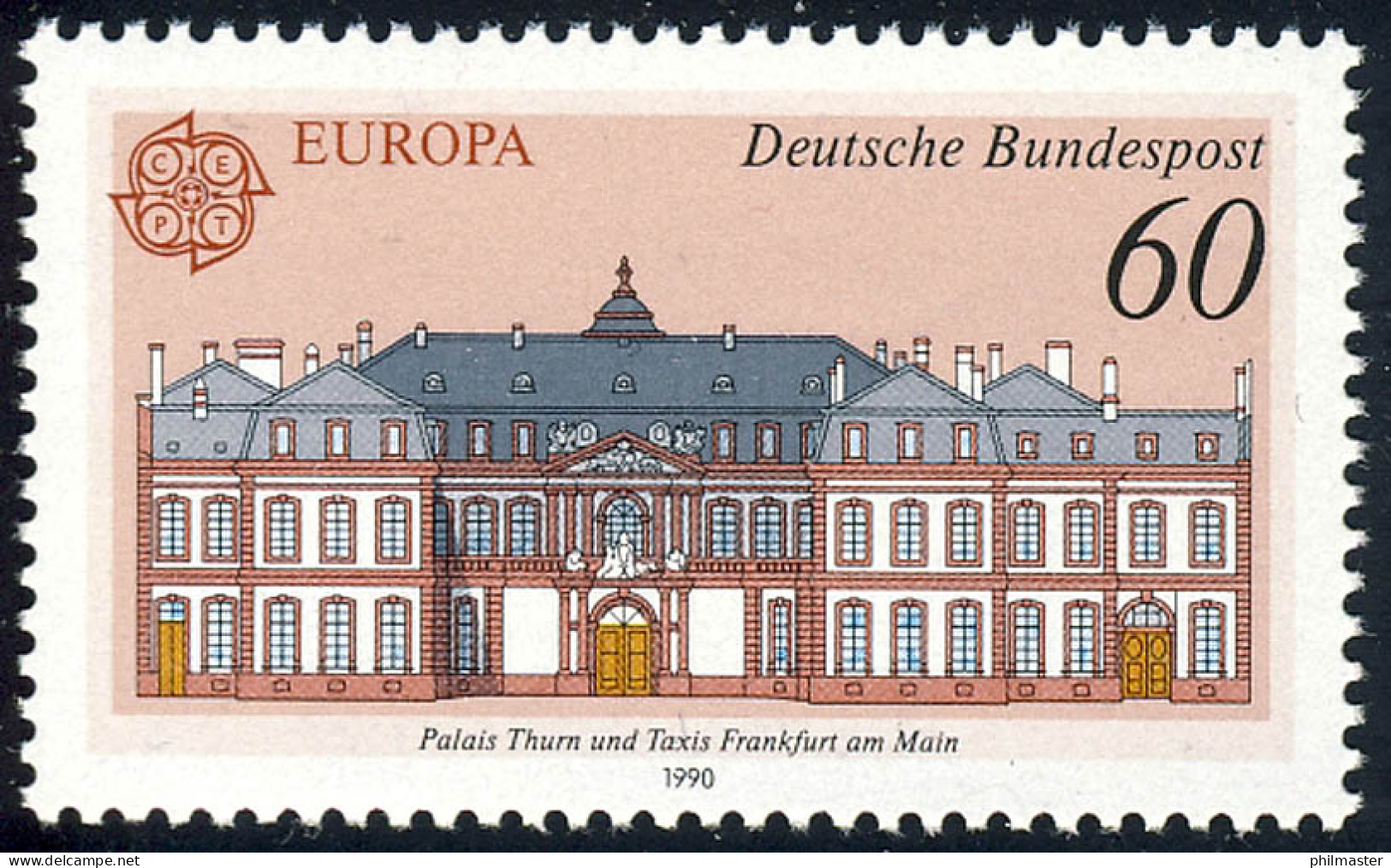 1461 Europa Palais Thurn Und Taxis 60 Pf ** - Nuevos