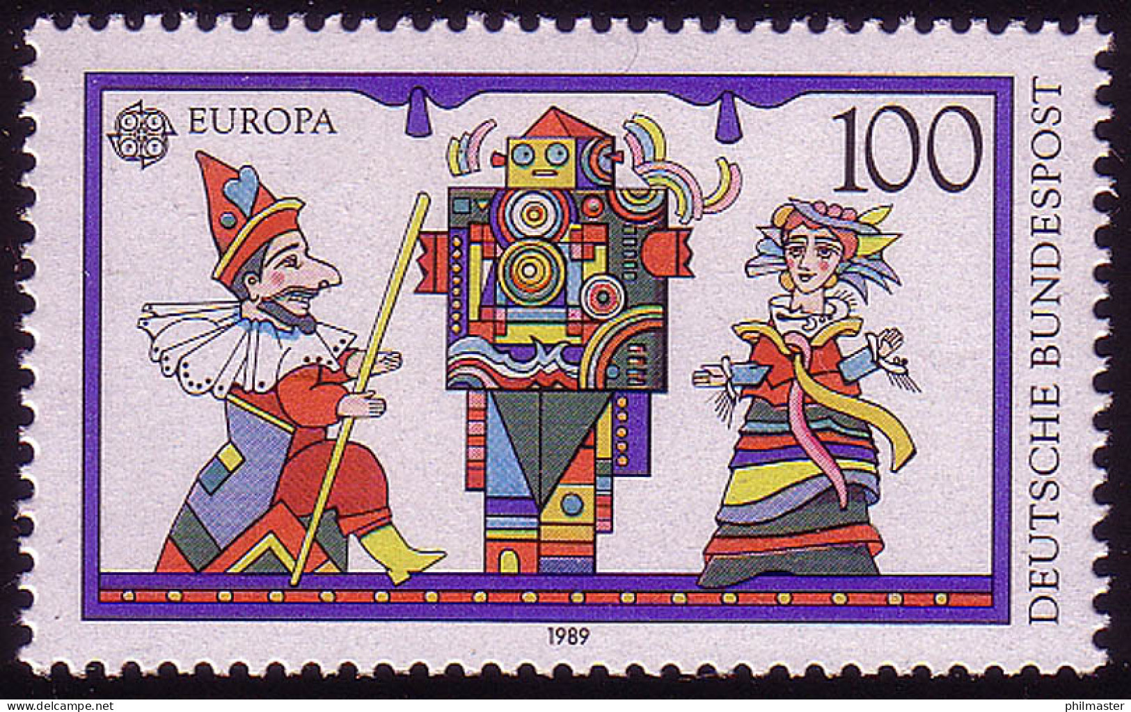 1418 Europa 100 Pf Puppentheater ** - Unused Stamps
