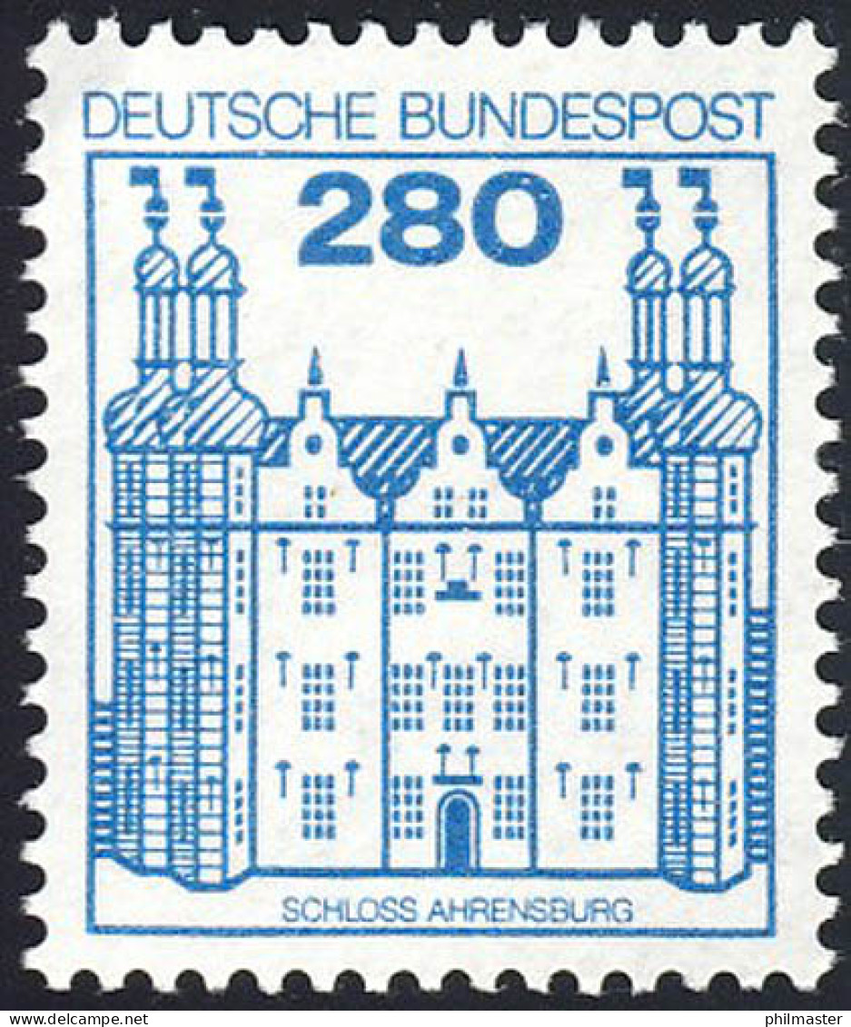 1142 Burgen Und Schlösser 280 Pf Ahrensburg, ** - Unused Stamps