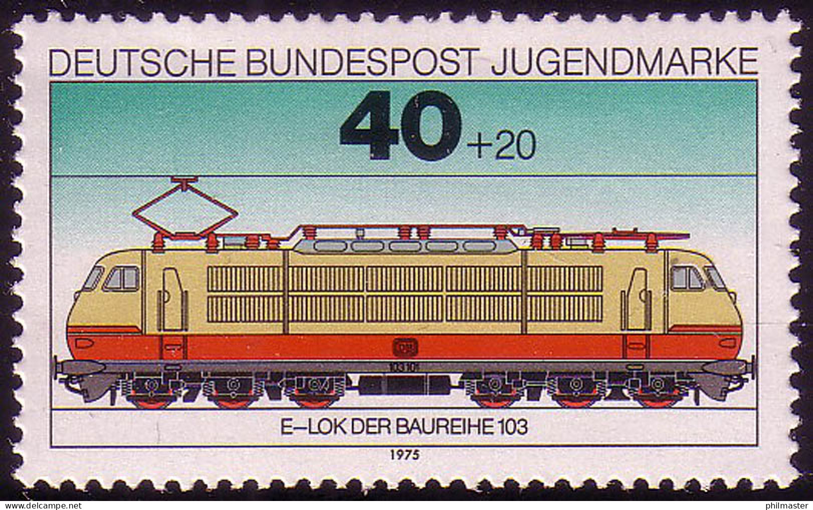 837 Jugend Lokomotiven 40+20 Pf ** Postfrisch - Ungebraucht