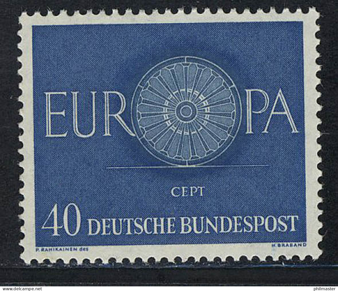 339 Europa 40 Pf Wagenrad  ** - Nuevos