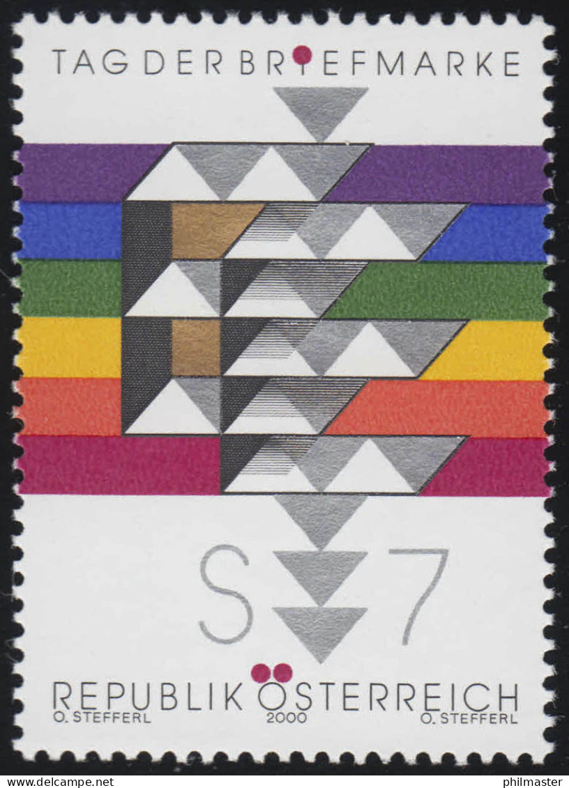 2315 Tag Der Briefmarke, Buchstabenpaar " E" Und "E", 7 S, Postfrisch ** - Unused Stamps