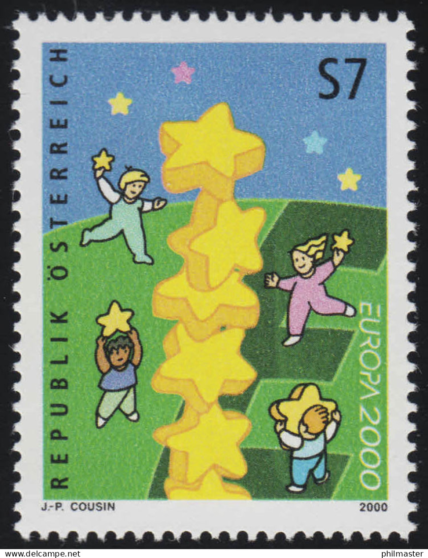 2311 Europa: Kinder Bauen Sternenturm, 7 S, Postfrisch ** - Unused Stamps