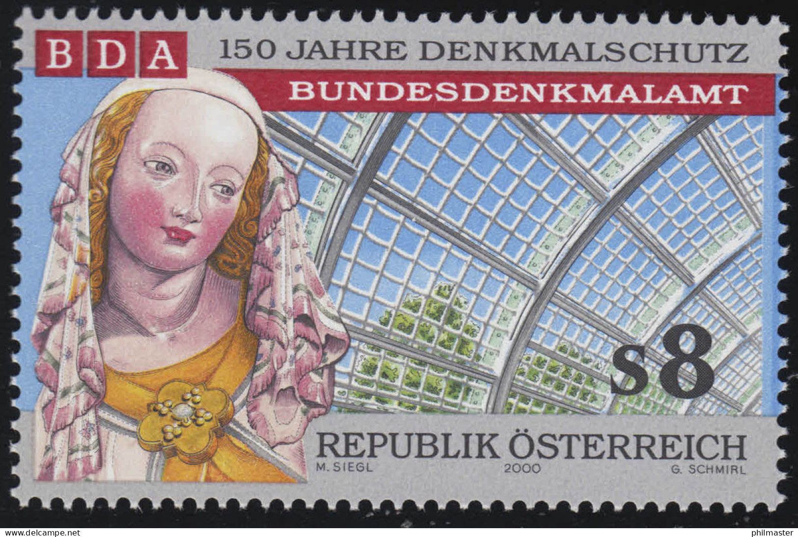 2313 Denkmalschutz In Österreich Altenmarkter Madonna Glasdach Palmenhaus 8 S ** - Nuevos