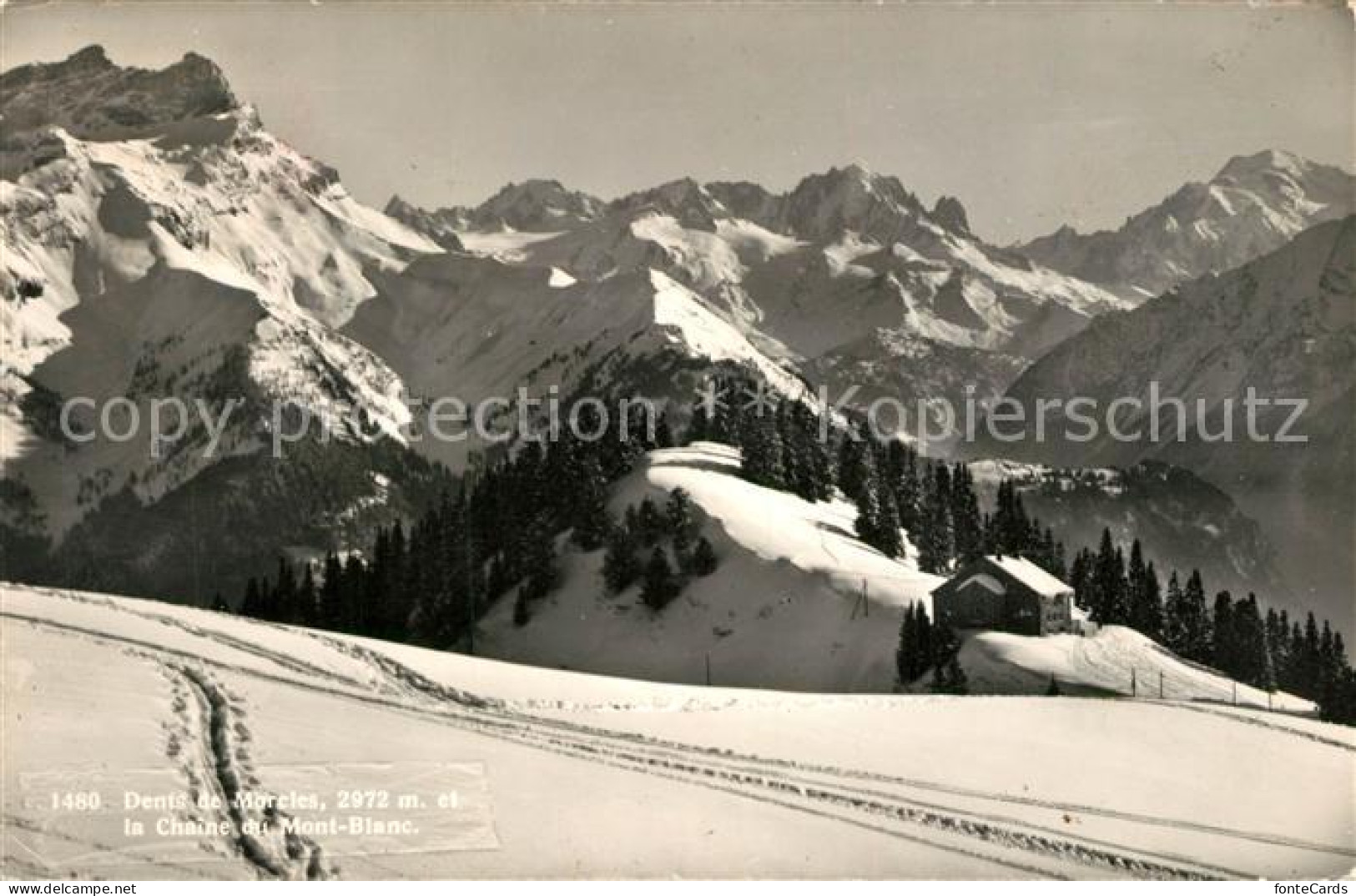 13192073 Villars-sur-Ollon Dents De Morcles Et La Chaine Du Mont Blanc Villars-s - Sonstige & Ohne Zuordnung