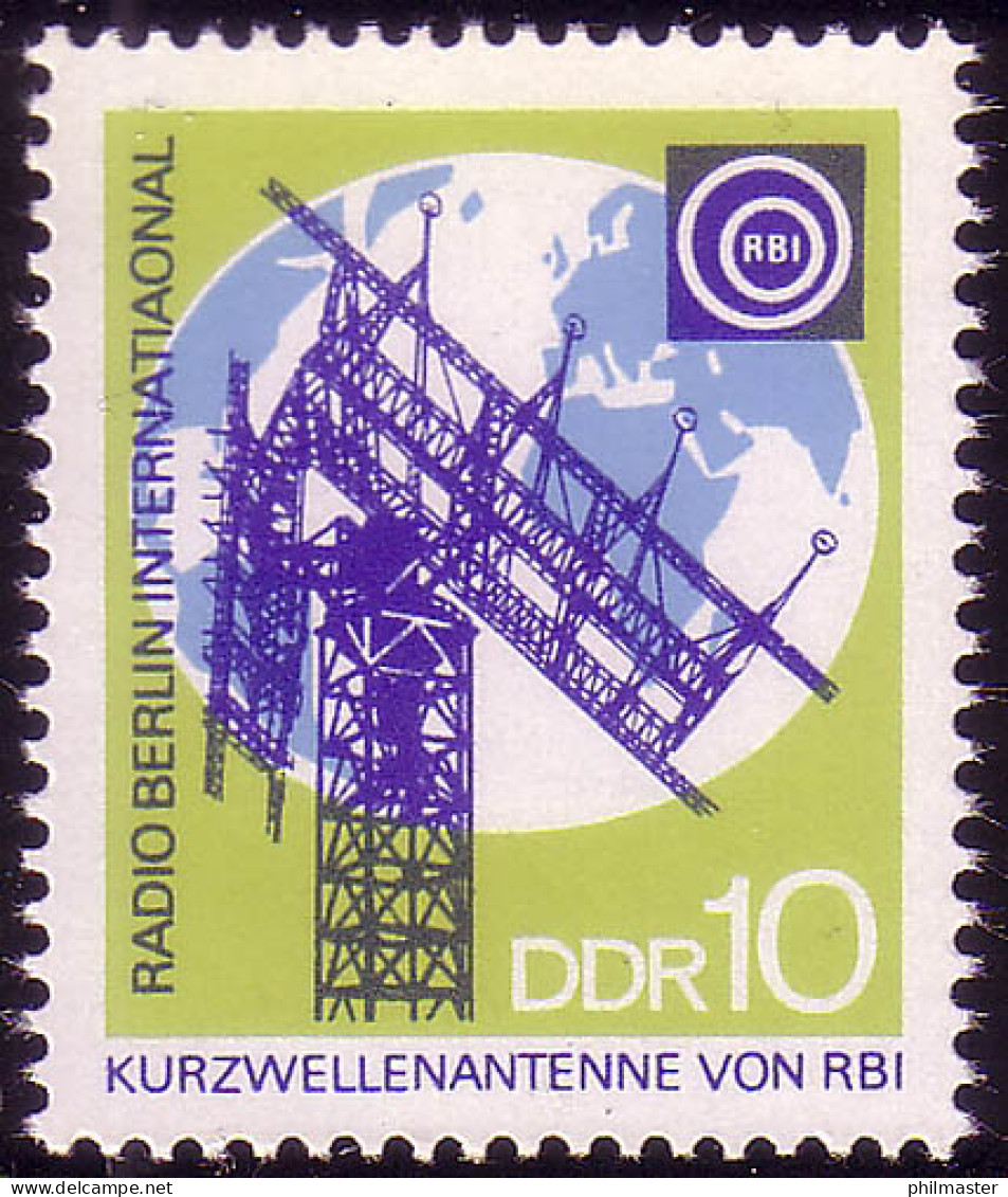 1573 DDR-Rundfunk 10 Pf ** Postfrisch - Unused Stamps