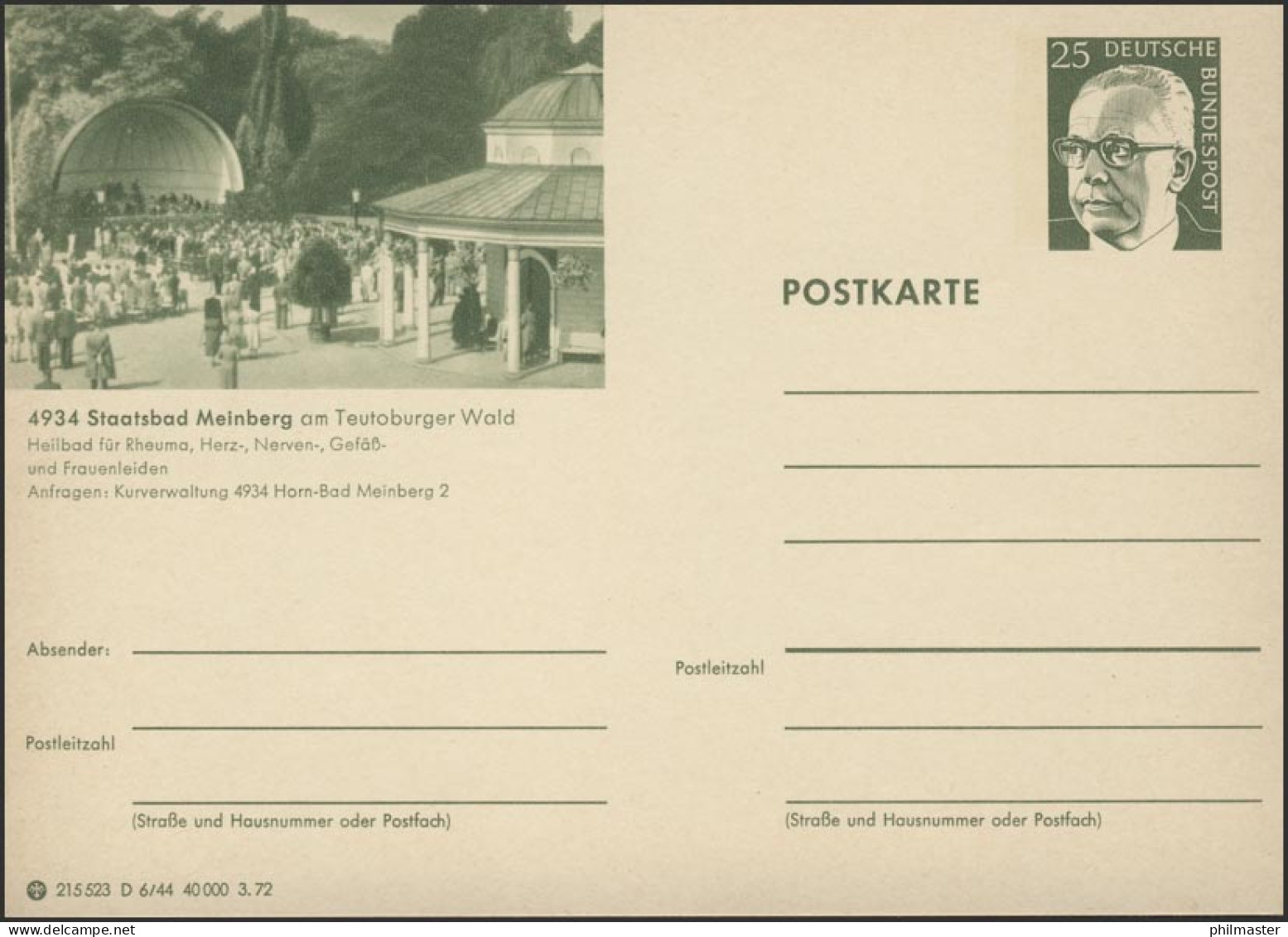 P107-D06/044 4934 Bad Meinberg/Teutoburger Wald - Illustrated Postcards - Mint