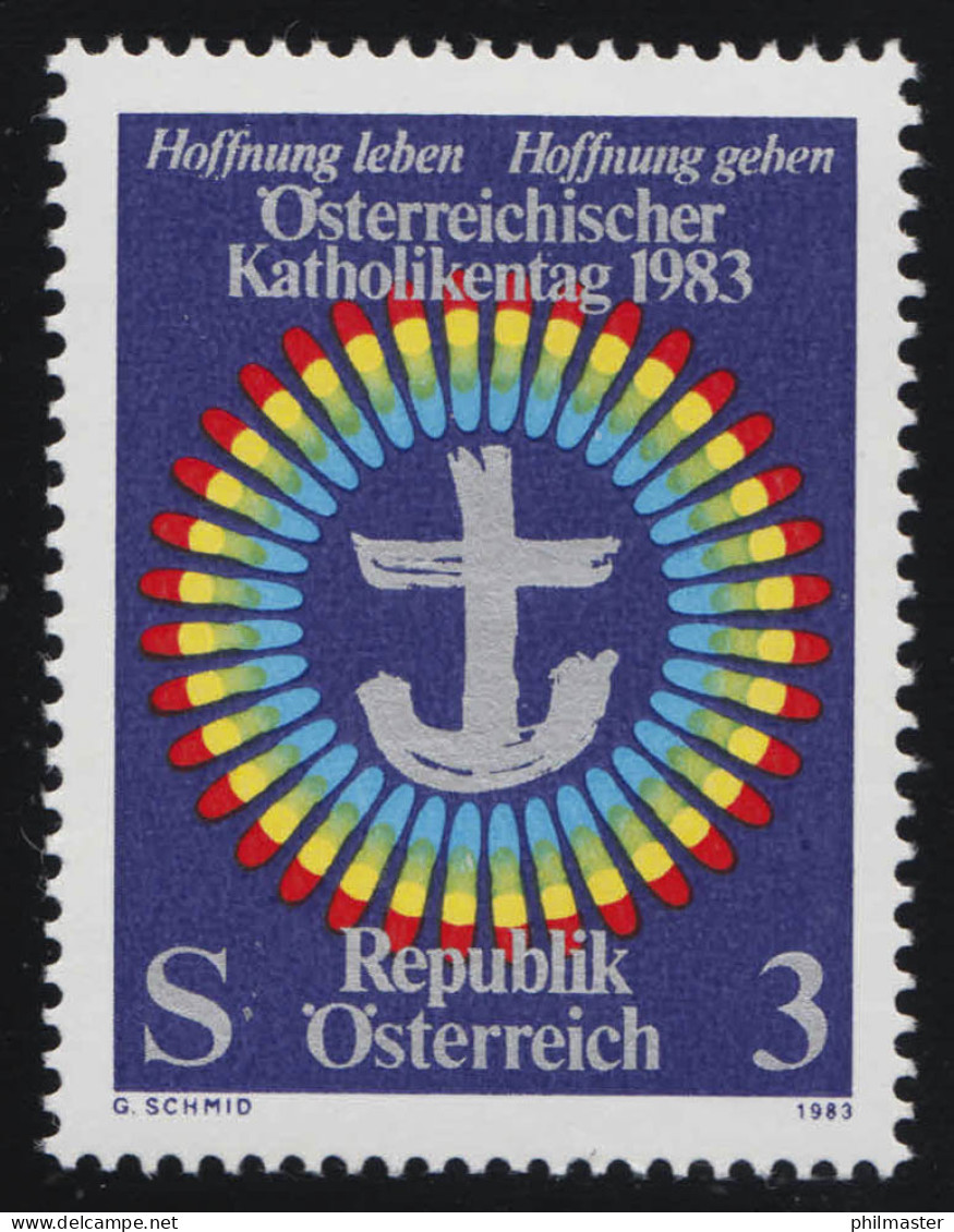 1751 Österreichischer Katholikentag, Emblem, 3 S, Postfrisch ** - Ongebruikt