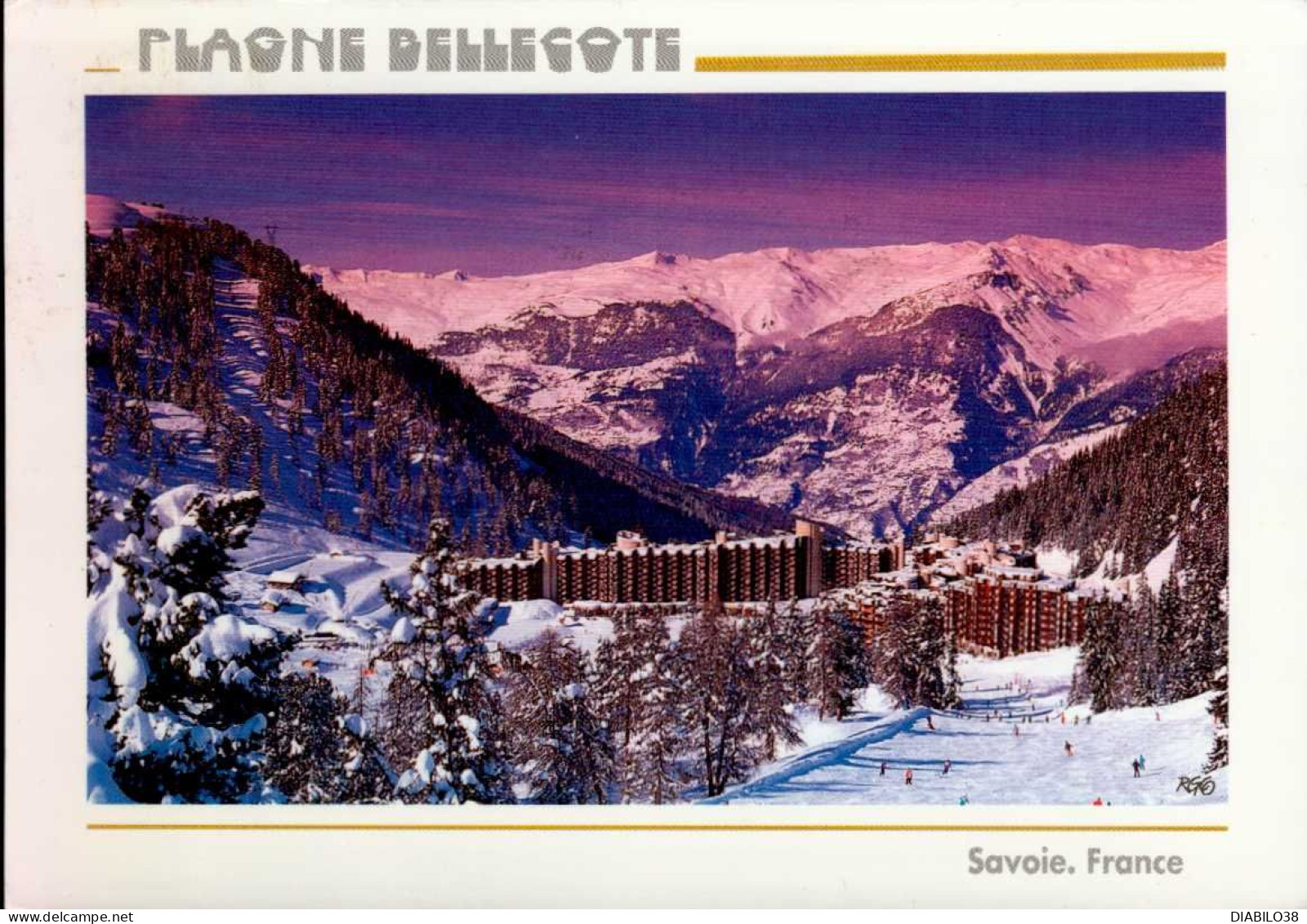 LA PLAGNE     ( SAVOIE  )  PLAGNE-BELLECOTE - Otros & Sin Clasificación