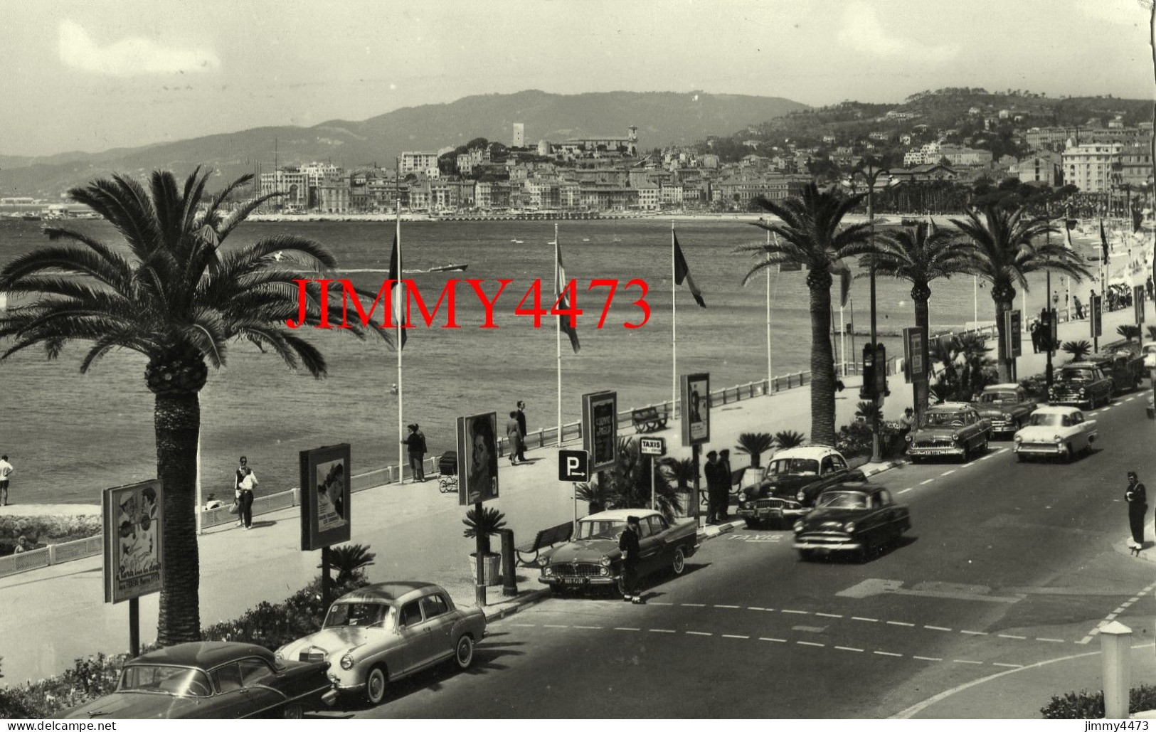 CPSM - CANNES En 1959 - La Croisette Et Le Suquet ( Vieilles Voitures ) N° 01 - Coll. BELLITA - Cannes