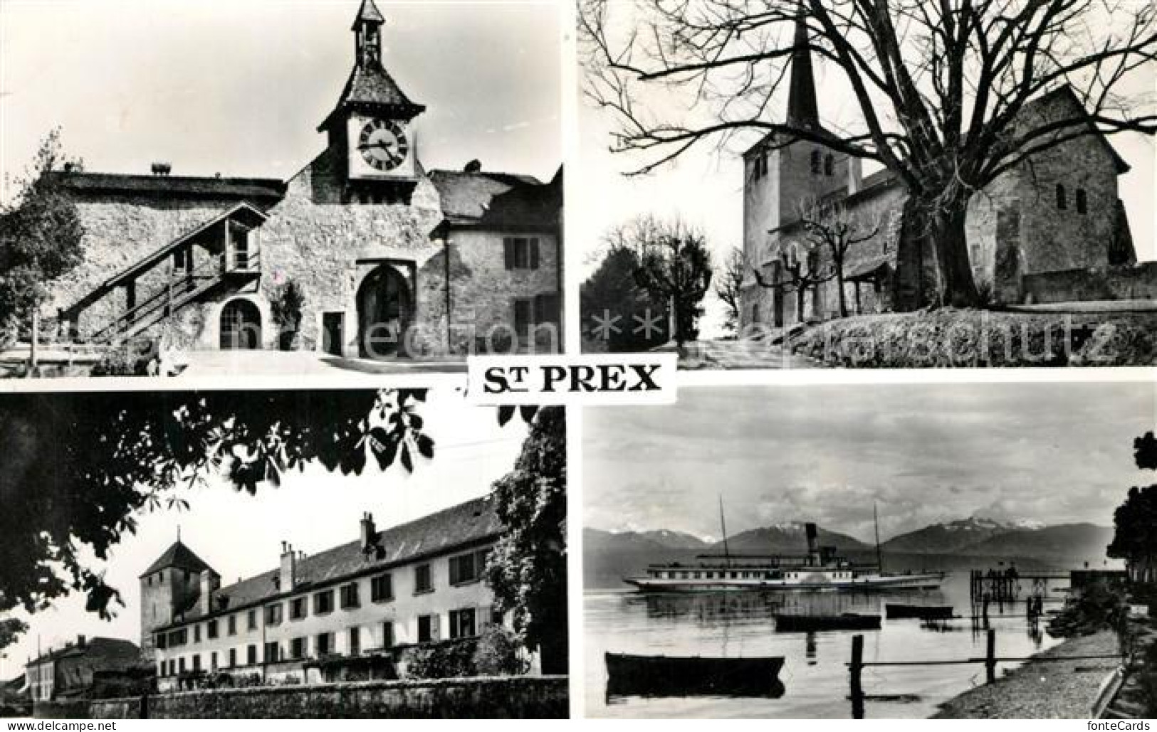 13192023 St Prex Kirche Schloss Hafen St Prex - Autres & Non Classés