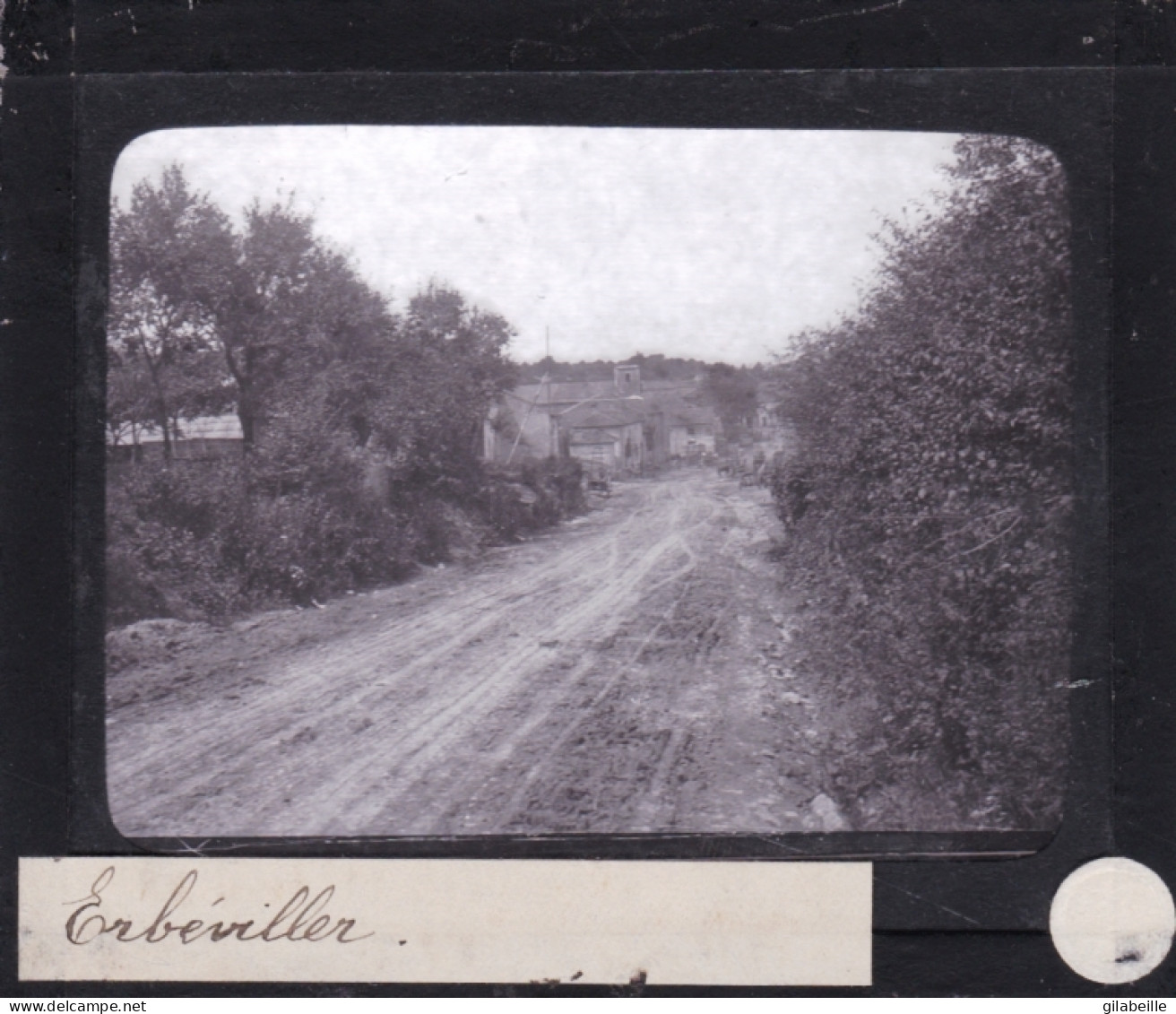 PLAQUE DE VERRE -  Photo - 54 ( Meurthe Et Moselle ) Erbéviller-sur-Amezule -  Année 1890 - Glasdias