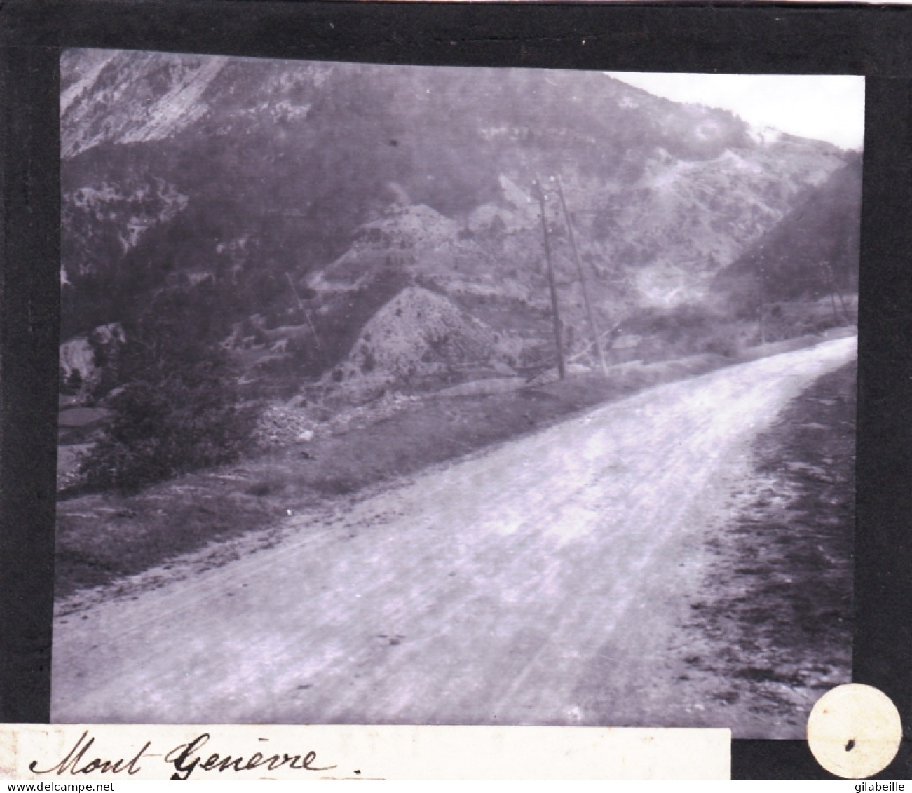 PLAQUE DE VERRE -  Photo  - 05 - Hautes Alpes - Montgenèvre-  Année 1890 - Diapositivas De Vidrio