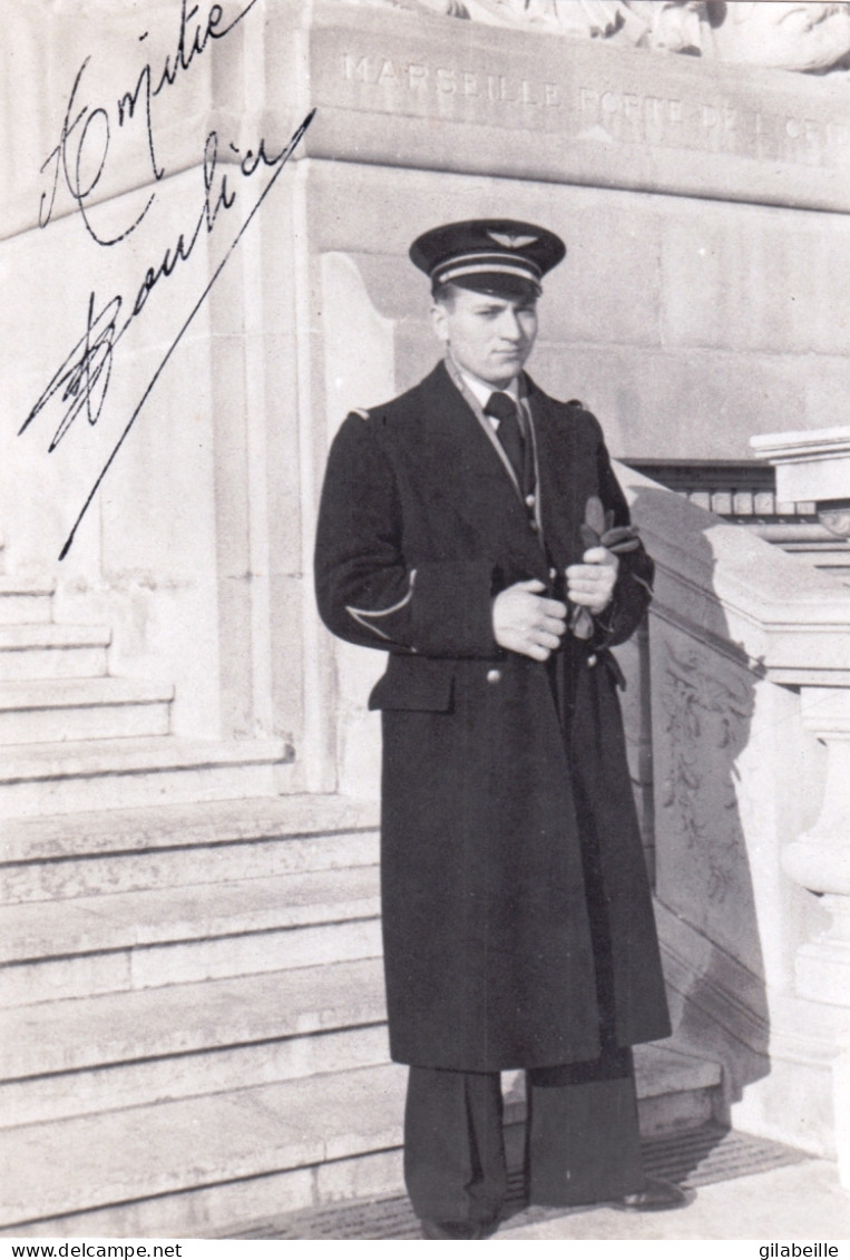 Photo Originale - Aviation - 1937 - Armée De L Air -  Marseille  -  Sous-Lieutenant Alphonse Boulic - Aviación