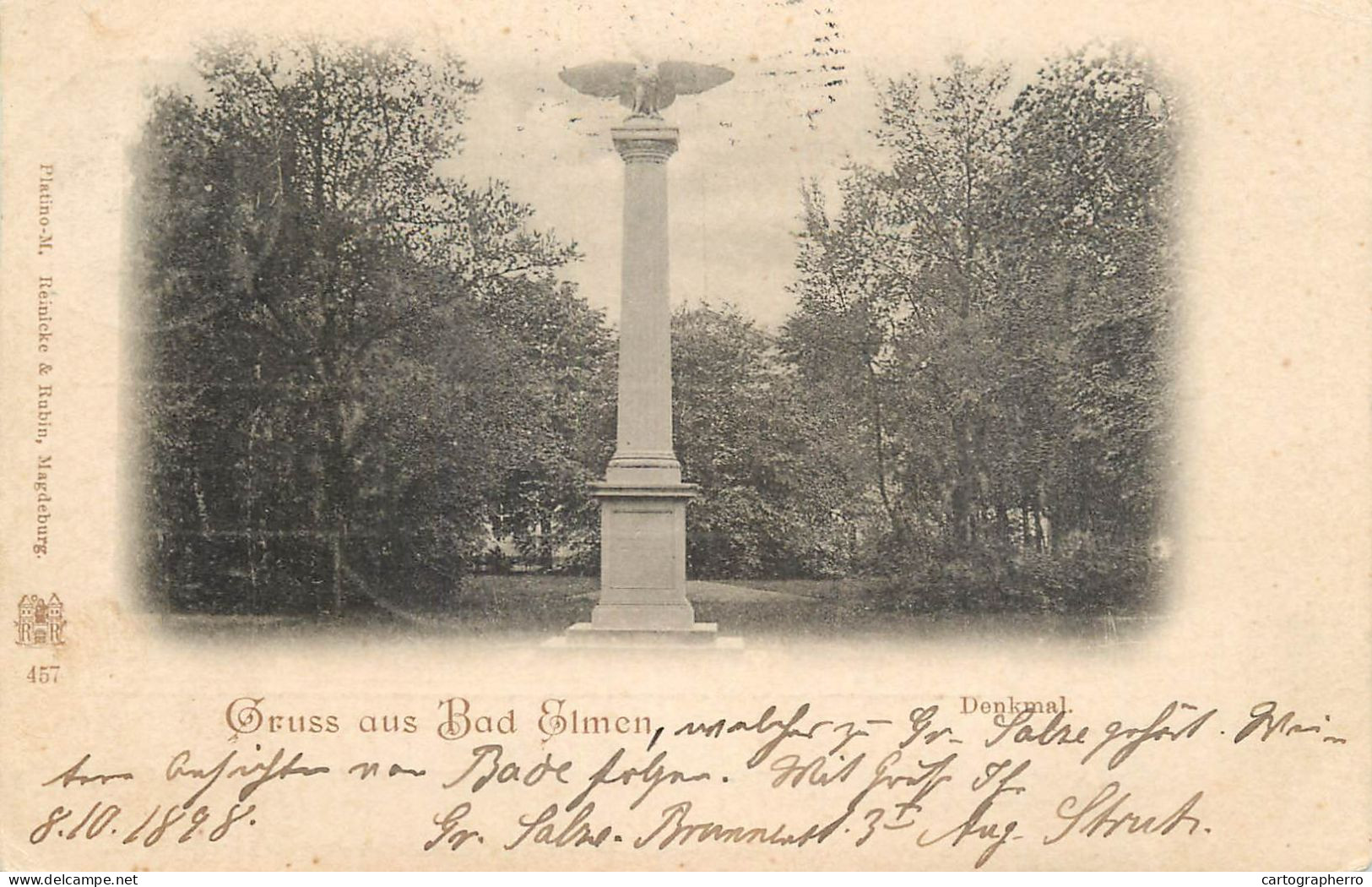 Germany Gruss Aus Bad Elmen Denkmal - Sonstige & Ohne Zuordnung