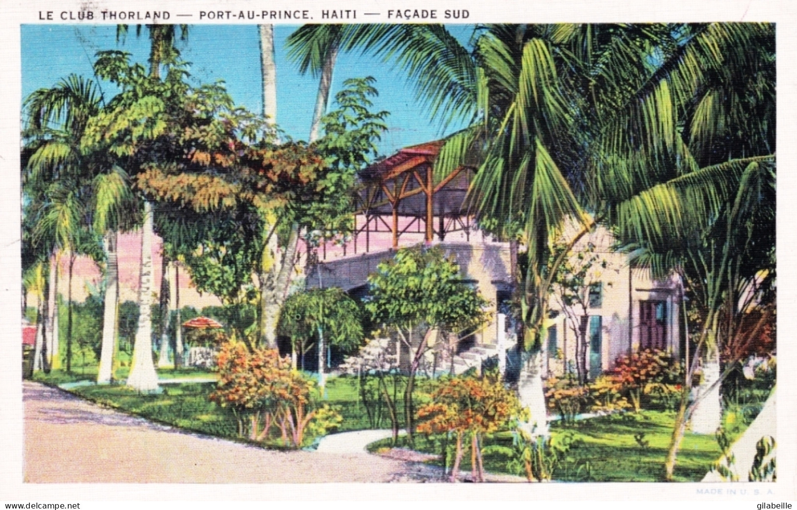 Antilles - HAITI - Port Au Prince -  Le Club Thorland - Facade Sud - Haití