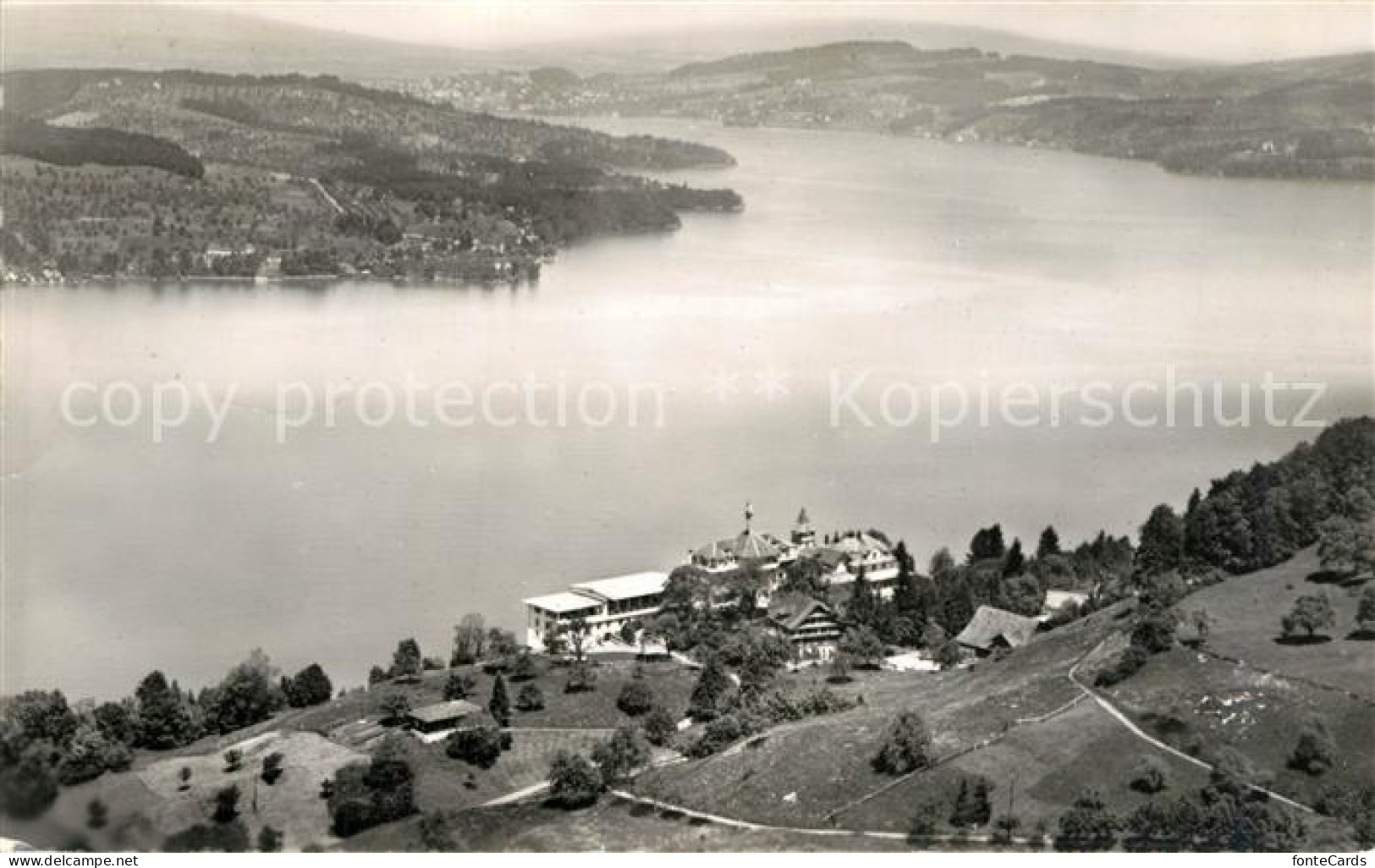 13191928 Vierwaldstaettersee SZ Hotel Fuerigen Mit Blick Nach Luzern Vierwaldsta - Andere & Zonder Classificatie