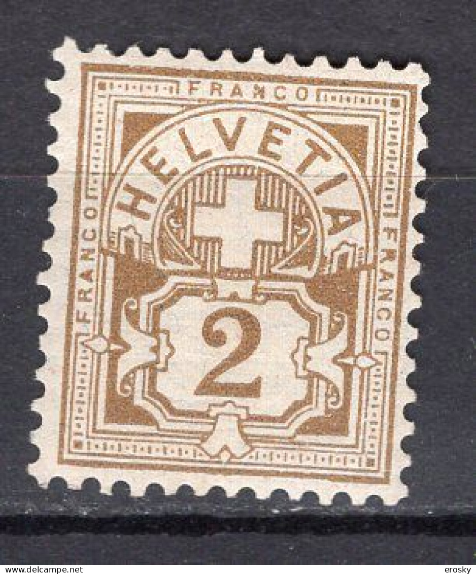 T3271 - SUISSE SWITZERLAND Yv N°63 * - Unused Stamps