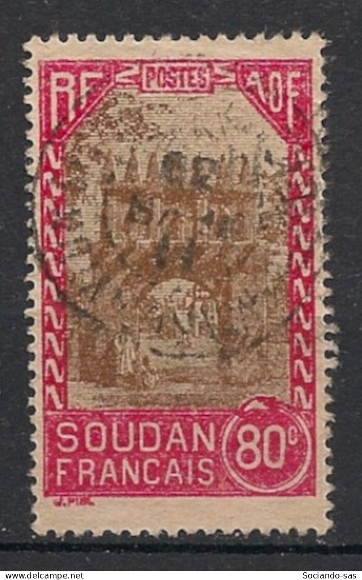 SOUDAN - 1931-38 - N°YT. 76 - Djenné 80c - Oblitéré / Used - Oblitérés