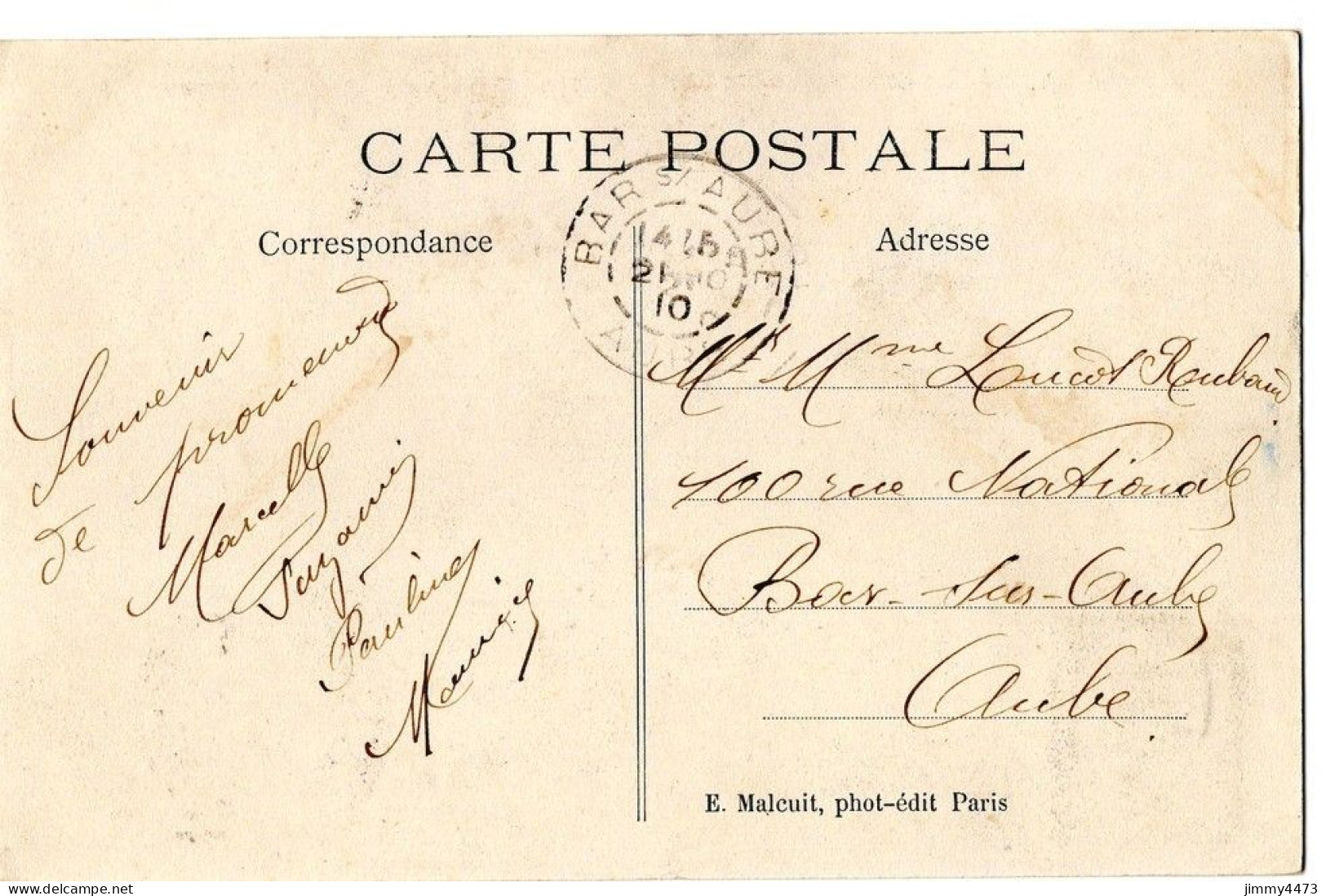 CPA - Vallée De CHEVREUSE En 1910 - DAMPIERRE Vu De La Haute Beauce - N° 2095 - Phot-édit. - E. Malcuit Paris - Dampierre En Yvelines