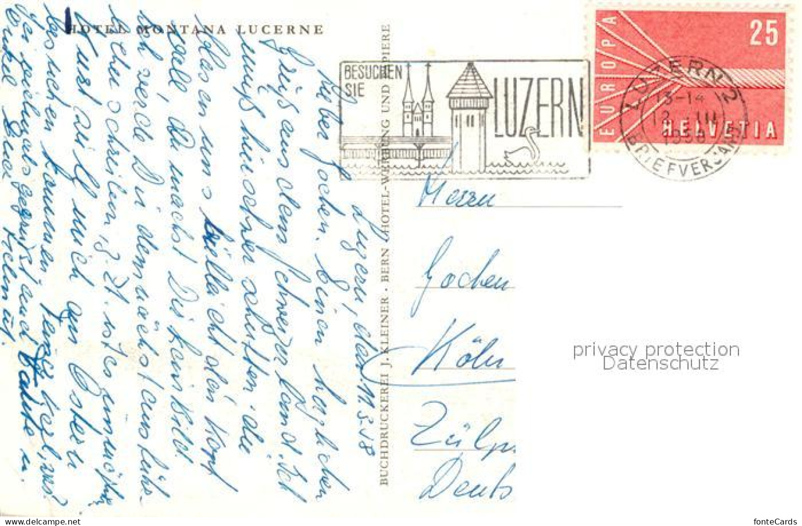 13191884 Luzern LU Hotel Montana Luzern LU - Sonstige & Ohne Zuordnung