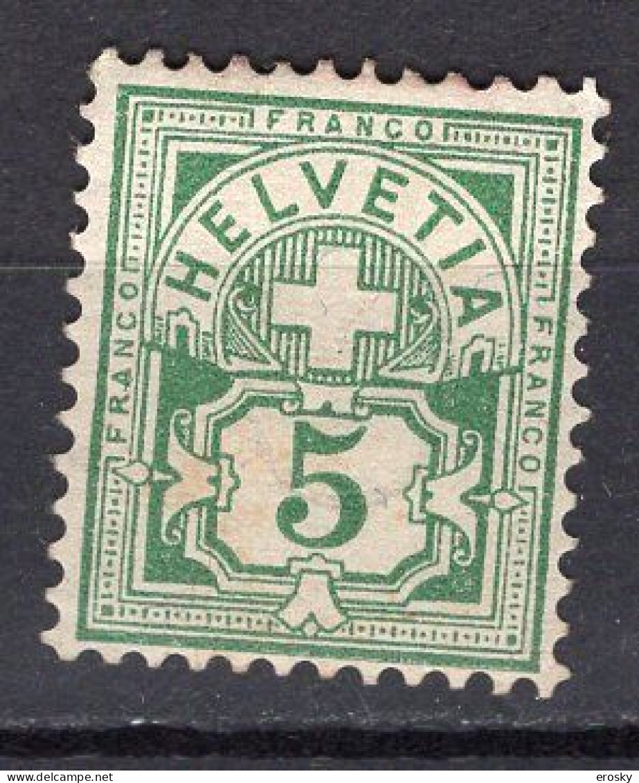 T3274 - SUISSE SWITZERLAND Yv N°66 * - Unused Stamps