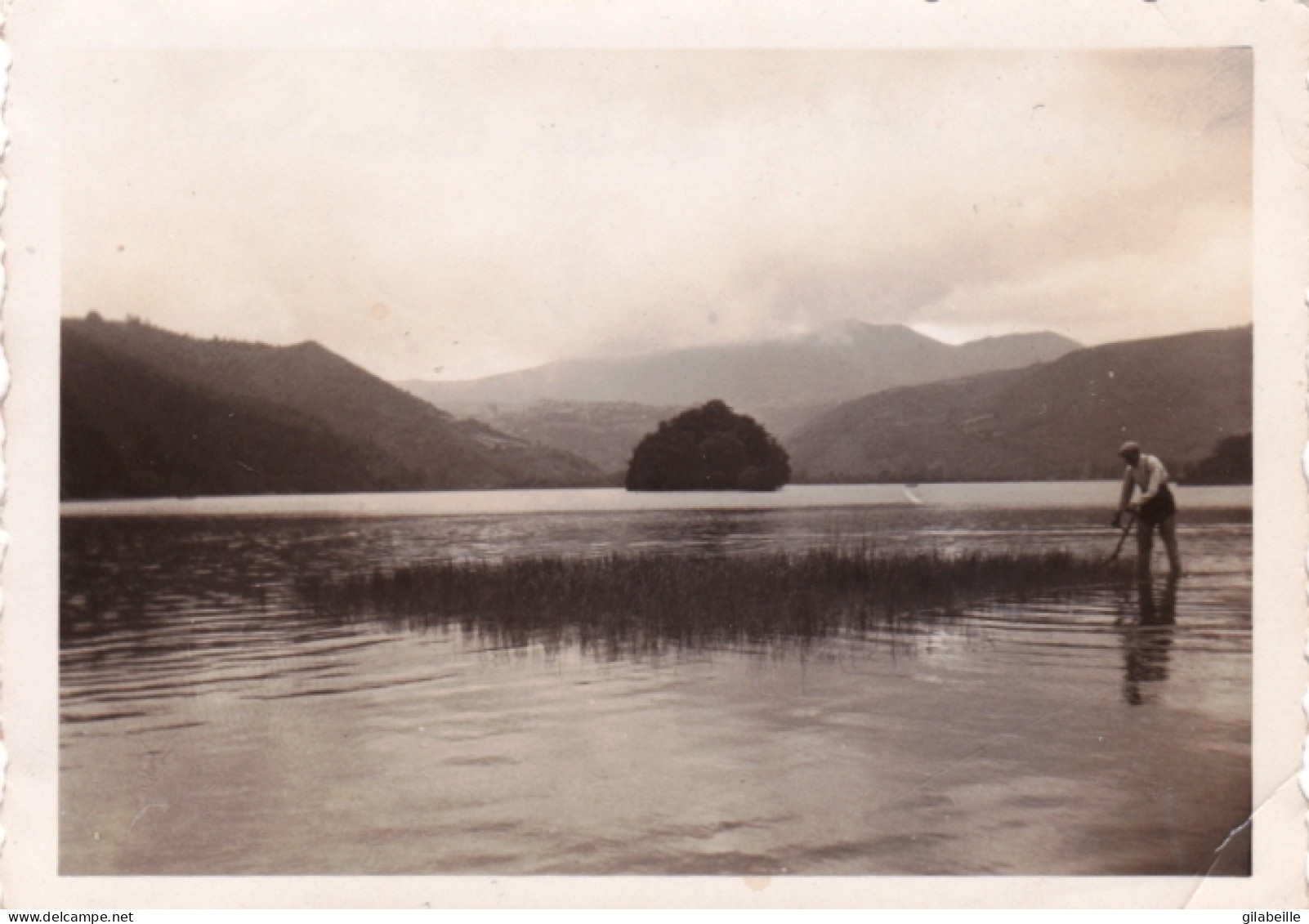 Photo Originale - 1936 - Le Lac Chambon ( Puy De Dome )  - Lugares
